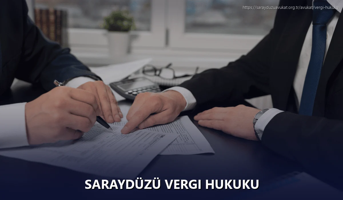 Saraydüzü Vergi Hukuku